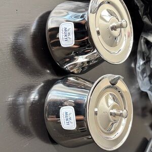 Stainless Steel Sugar Bowls with Lids